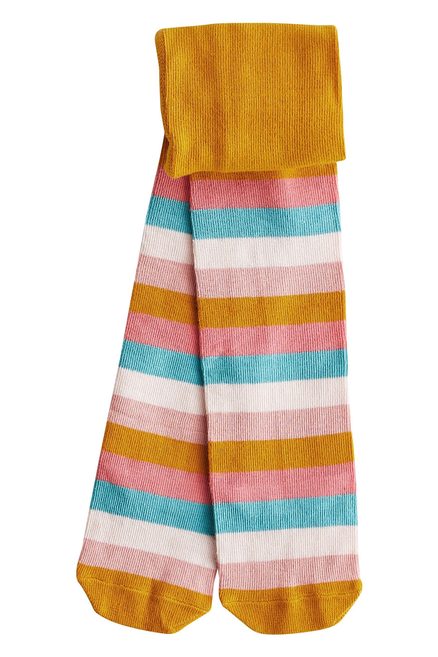 Next Strickkleid Regenbogen im und Set (2-tlg) Strumpfhose Pulloverkleid