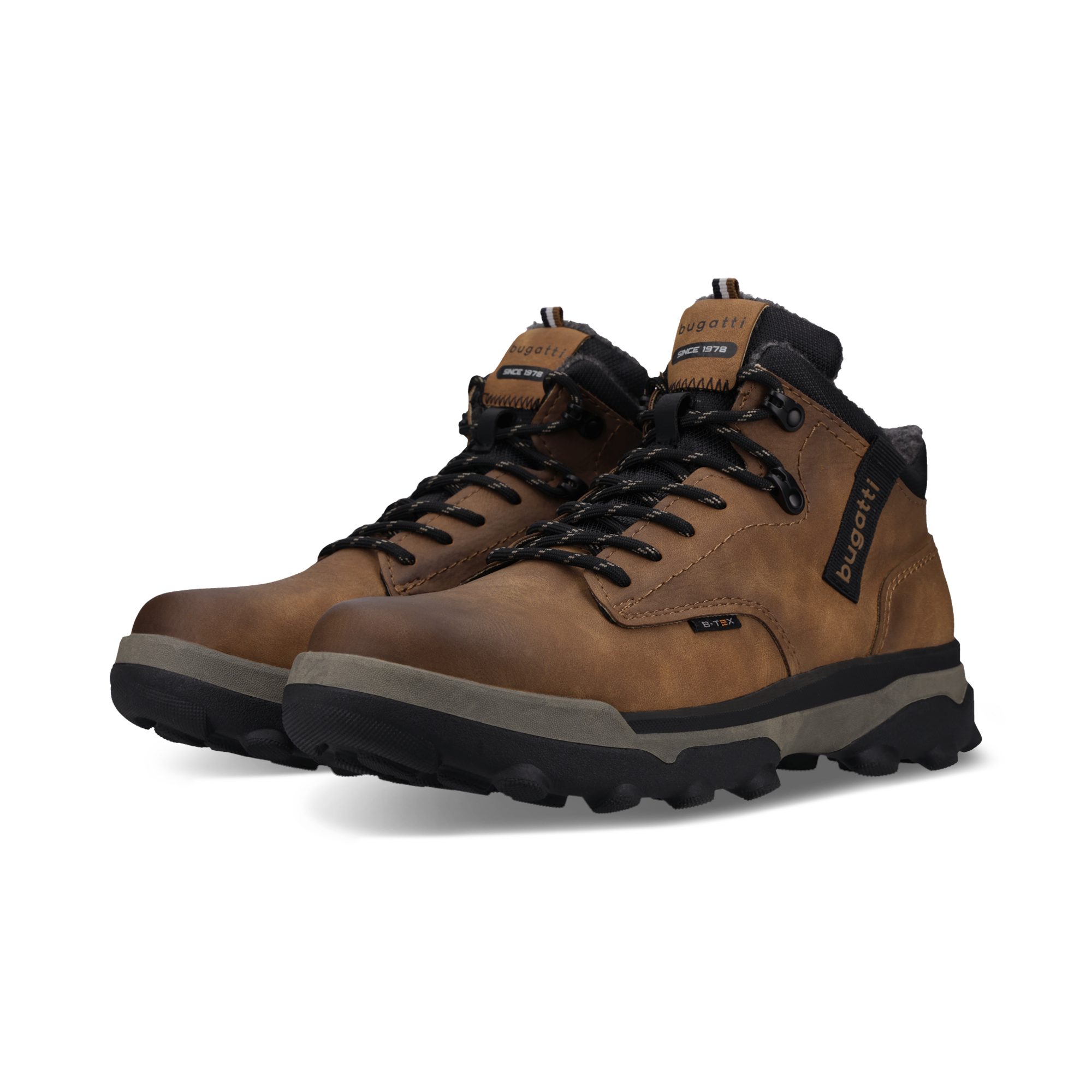 bugatti Stiefelette Boots, Stiefelette mit Profilsohle