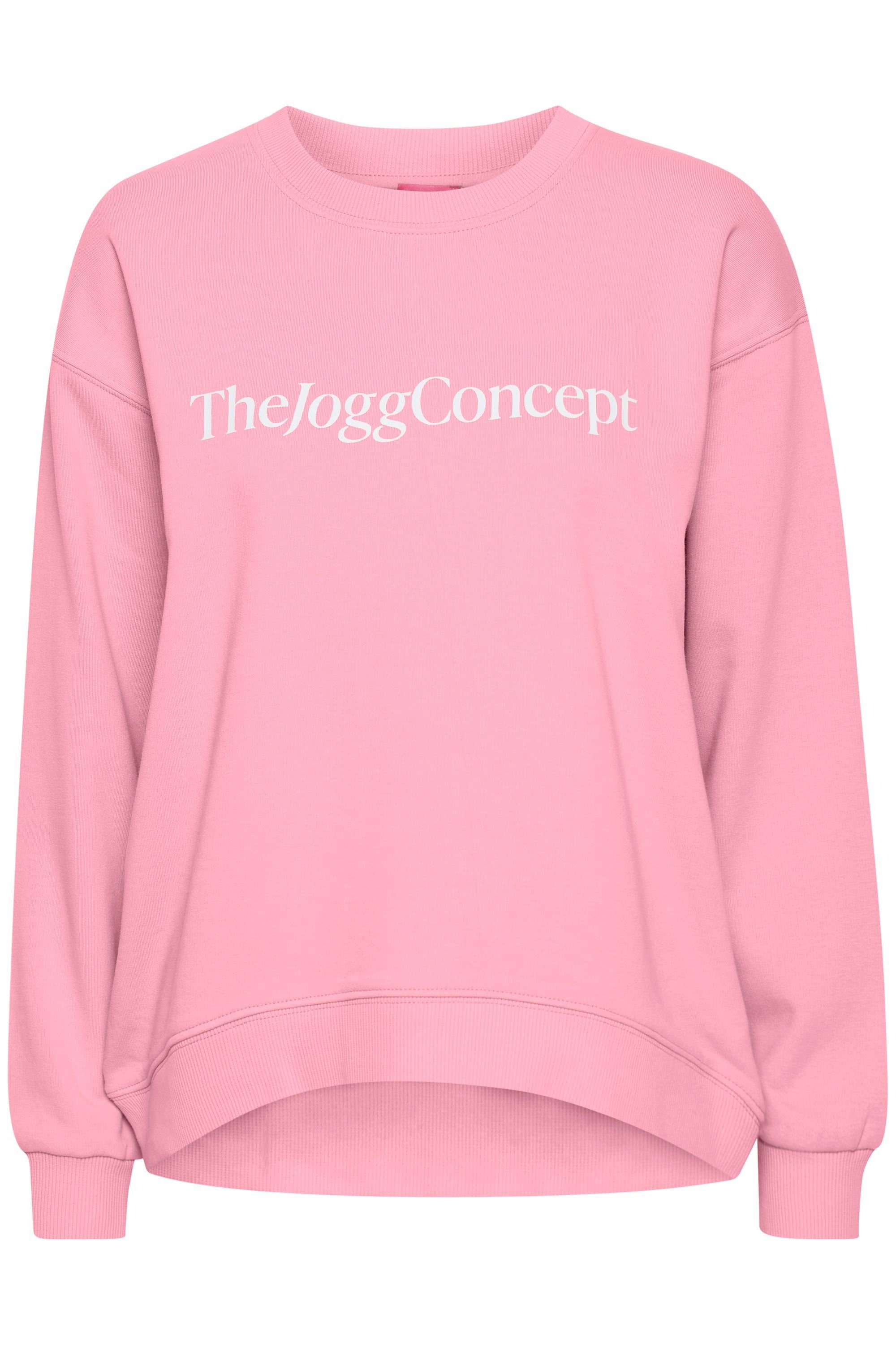 (152214) 22800015 mit Logo-Print TheJoggConcept. Sweater SWEATSHIRT Rosebloom Sportlicher JCSAFINE - Sweatshirt