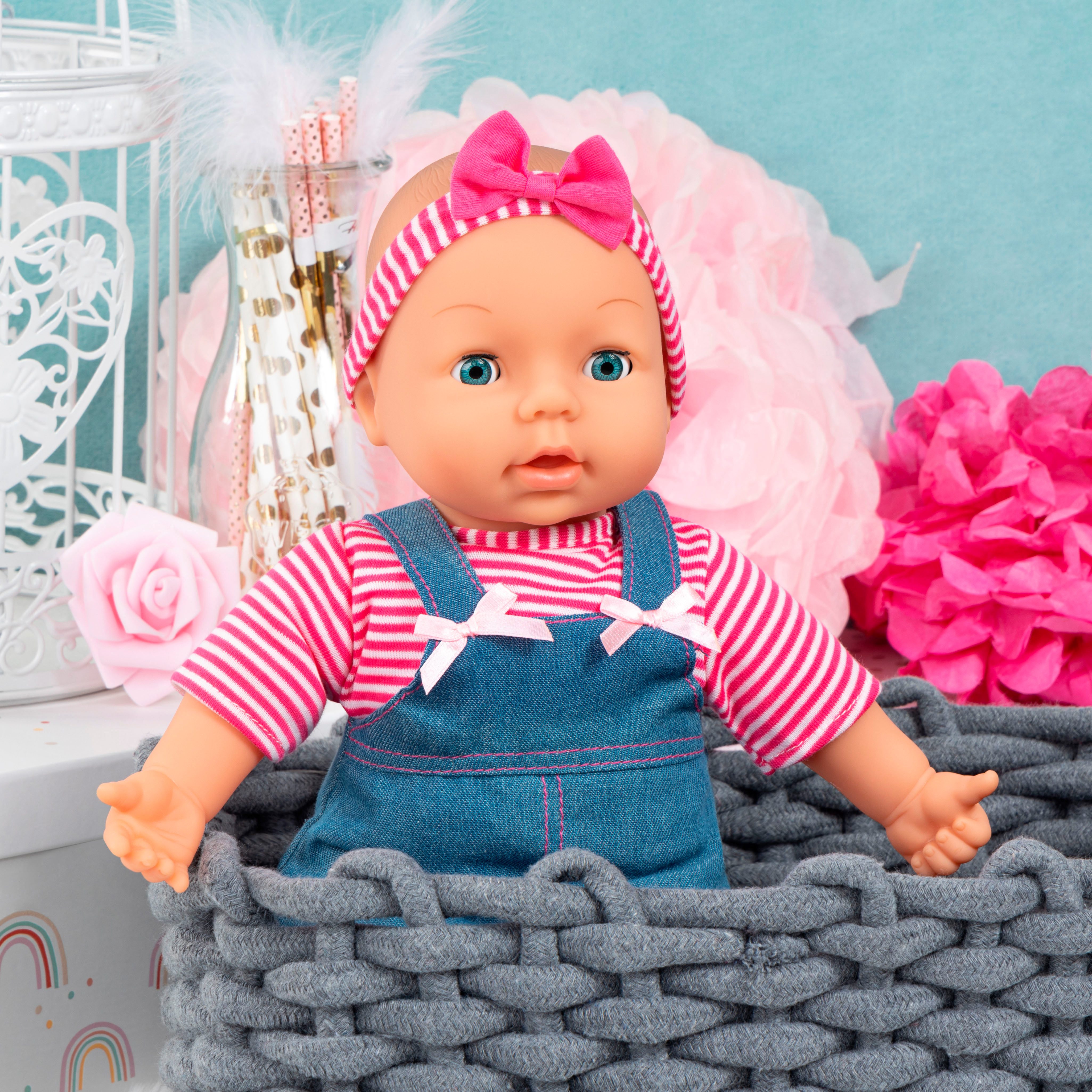 Bayer Puppenkleidung Jeanskleid (Set, 3-tlg) günstig online kaufen