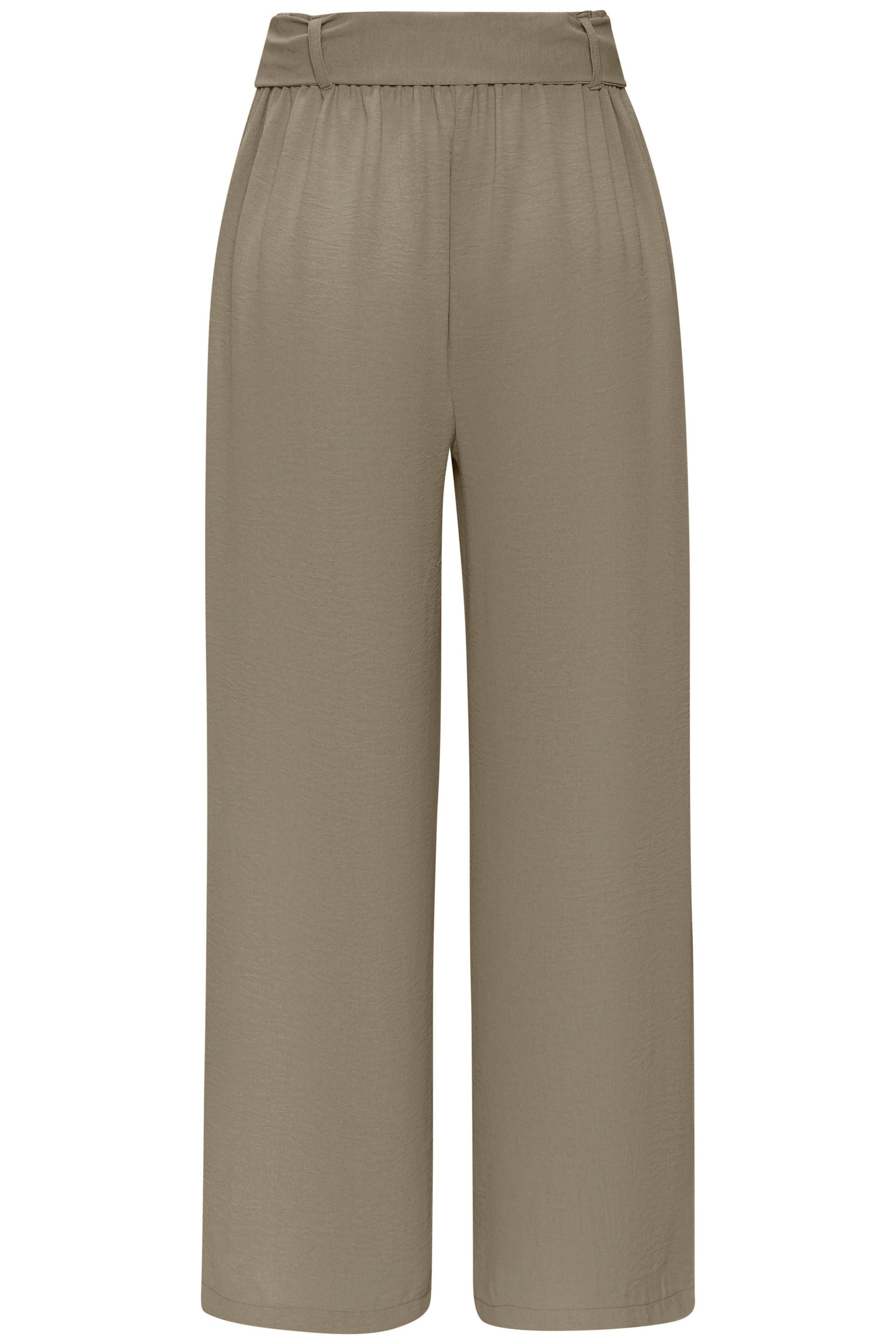 Vivance by Lascana Schlupfhose mit weitem Bein und bequemer Passform (mit Gürtel) mit elastischem Bund, luftige Sommerhose, Basic
