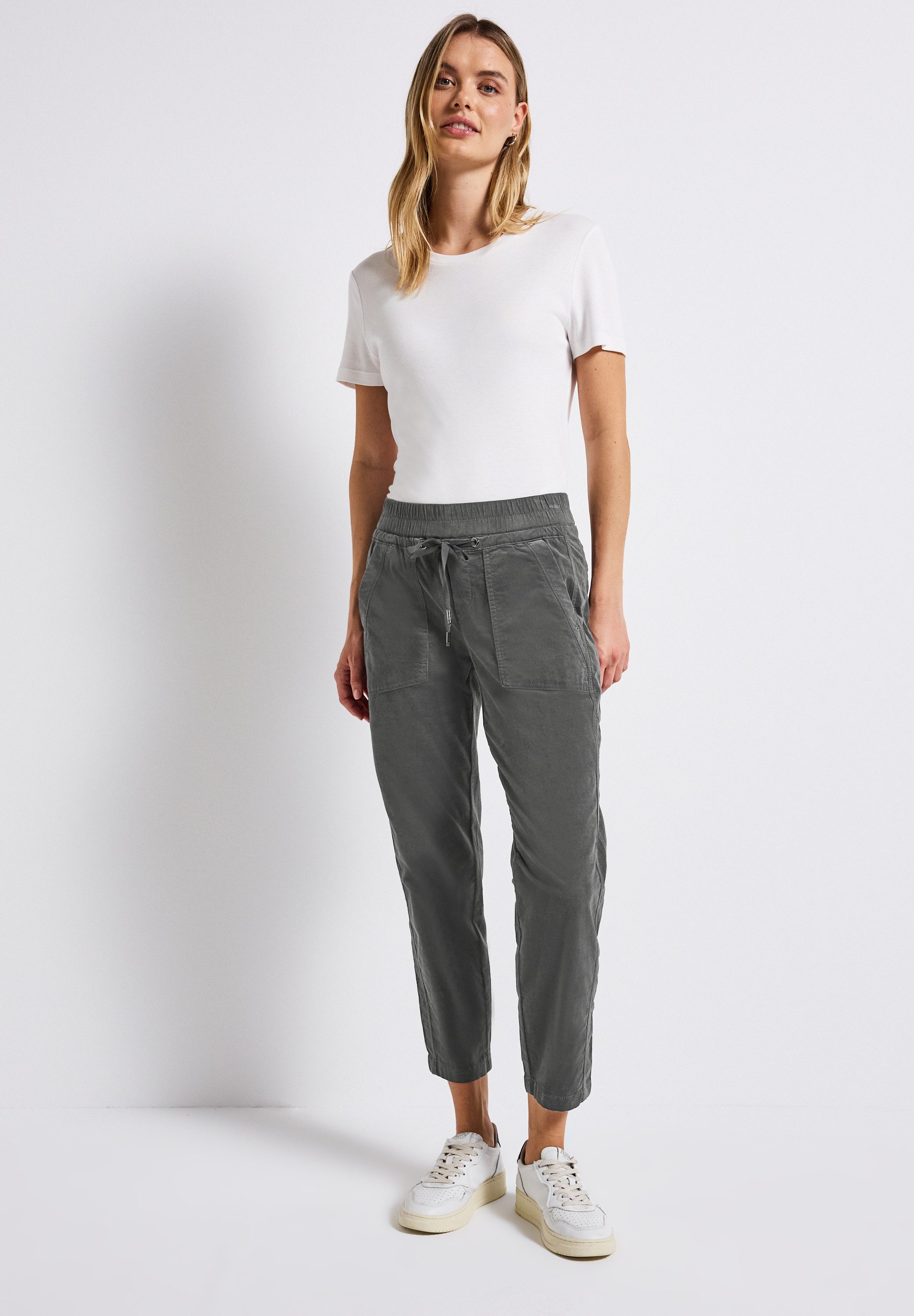 STREET ONE Cordhose Middle Waist