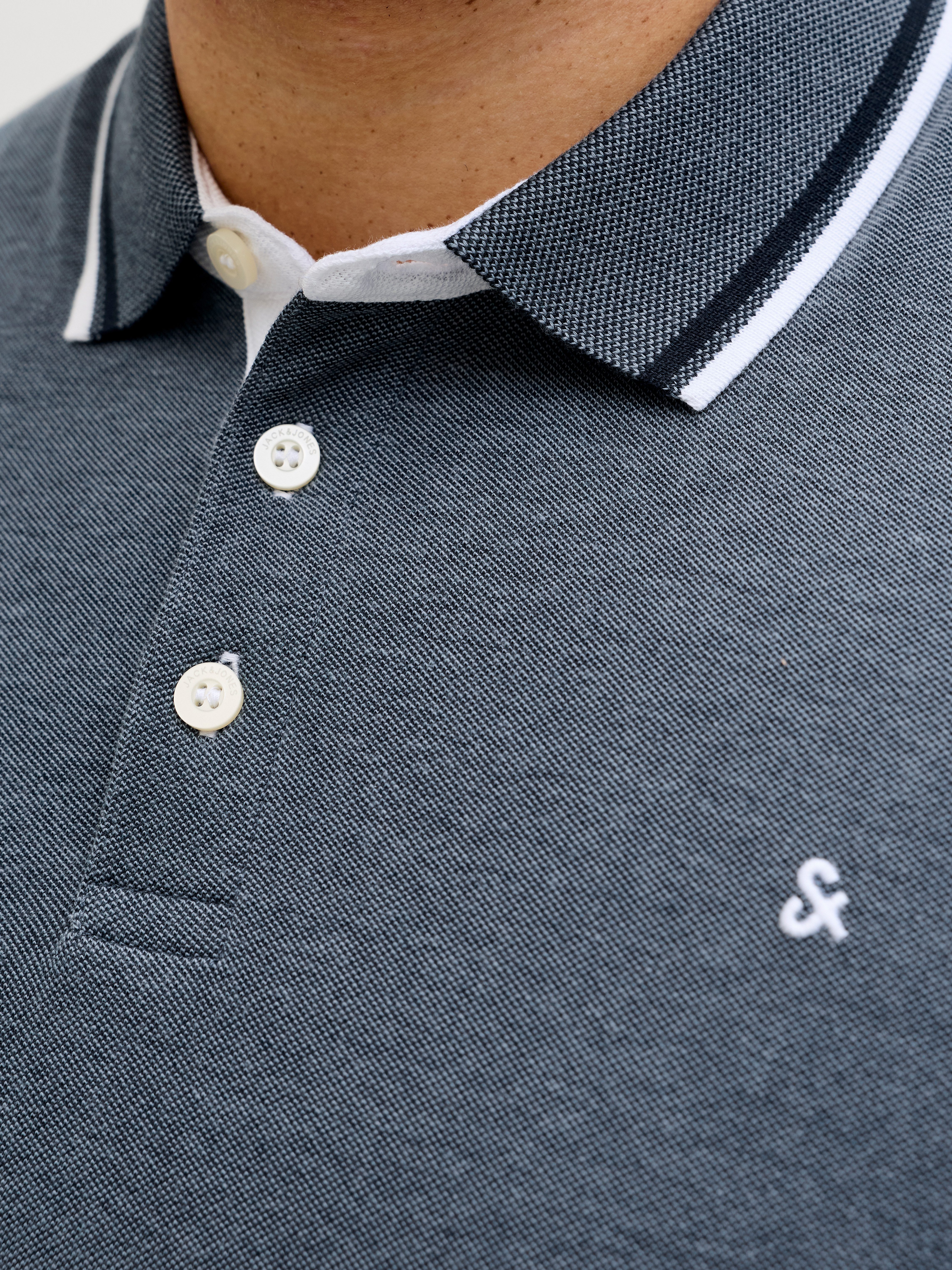 Jack & Jones PlusSize Poloshirt JJEPAULOS POLO SS NOOS PLS Baumwolle, regul günstig online kaufen