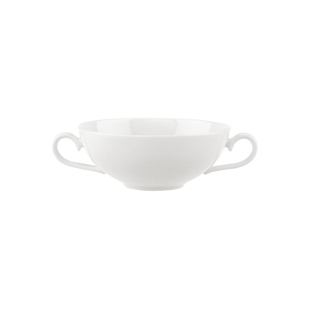 Villeroy & Boch Suppenschale Royal Suppentasse, Porzellan, (1-tlg), Premium Bone Porcelain, mikrow.- & spülm.sicher, Made in Germany
