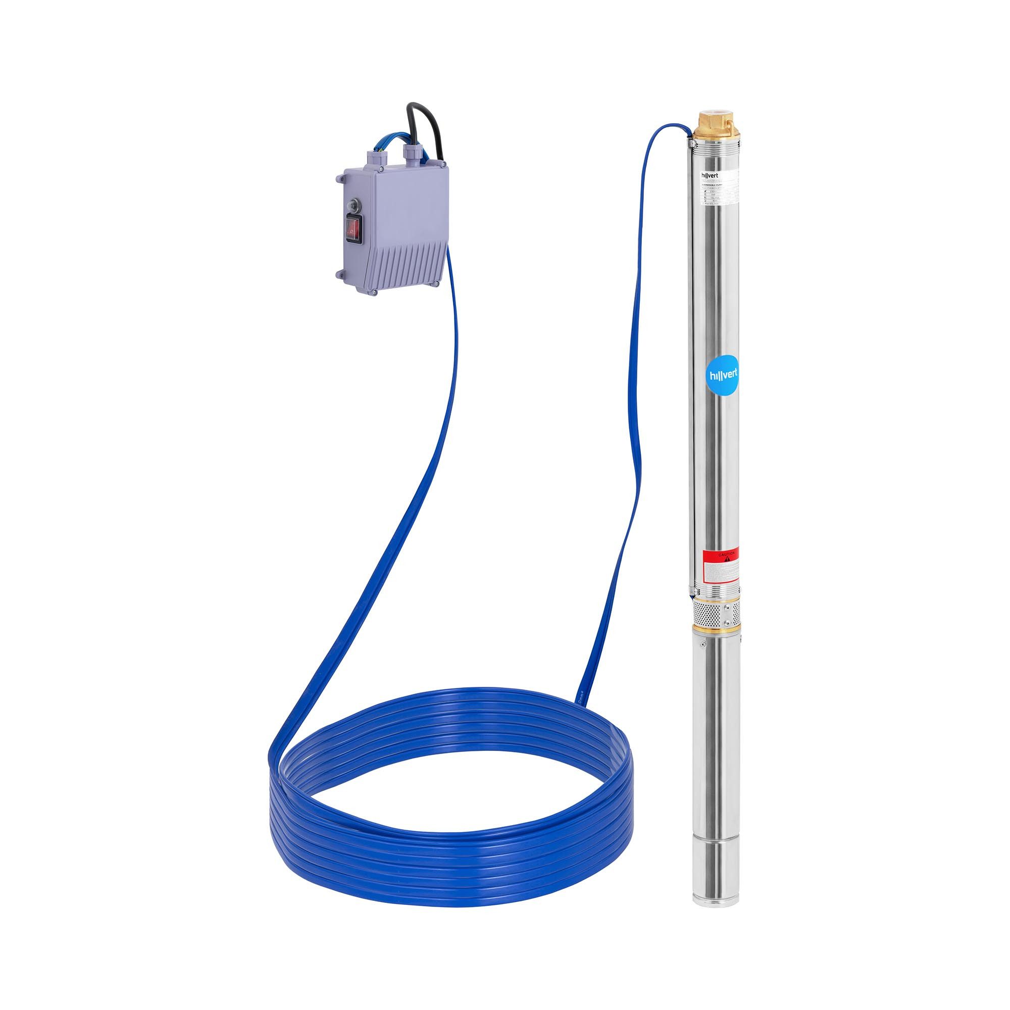 Hillvert Tiefbrunnenpumpe 3.780 l/h Unterwasserpumpe 85 günstig online kaufen