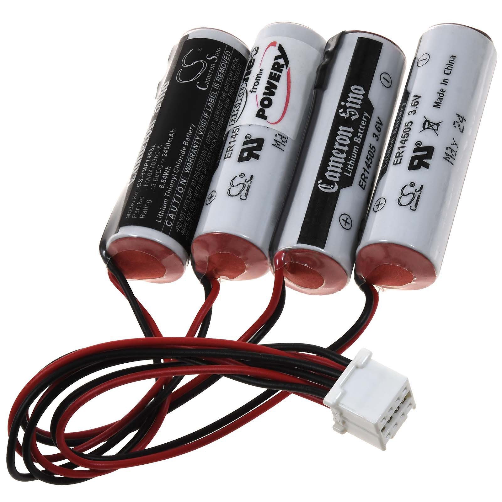 Powery SPS-Lithiumbatterie für Yaskawa HW0470360-A Batterie, (3.6 V)