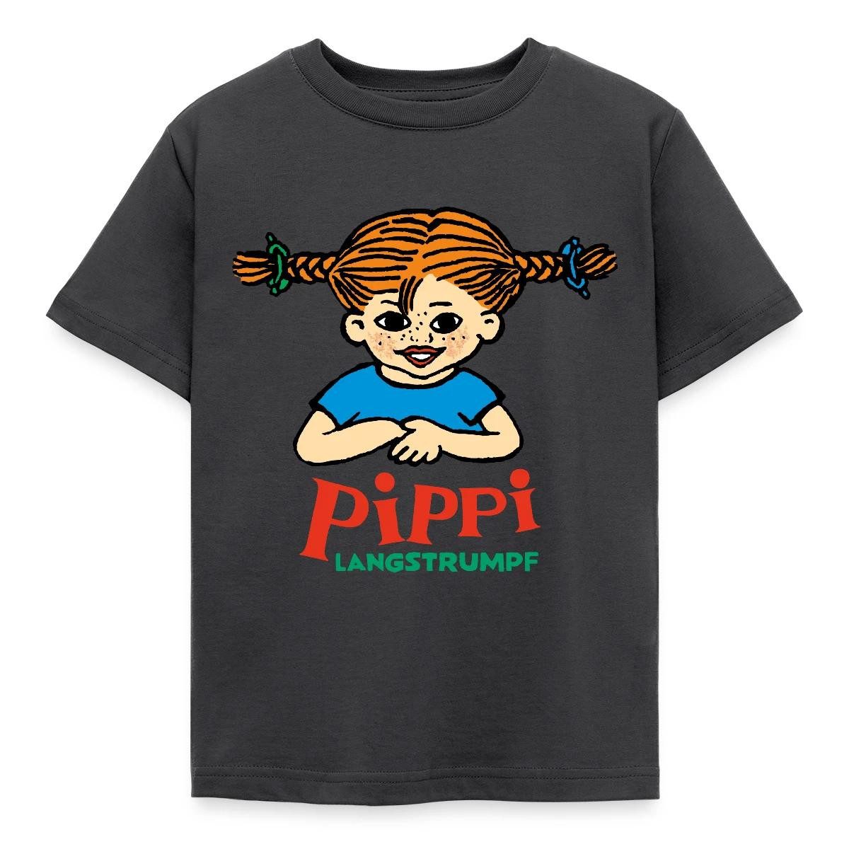 T-Shirt Pippi Langstrumpf Logo Kinder T-Shirt