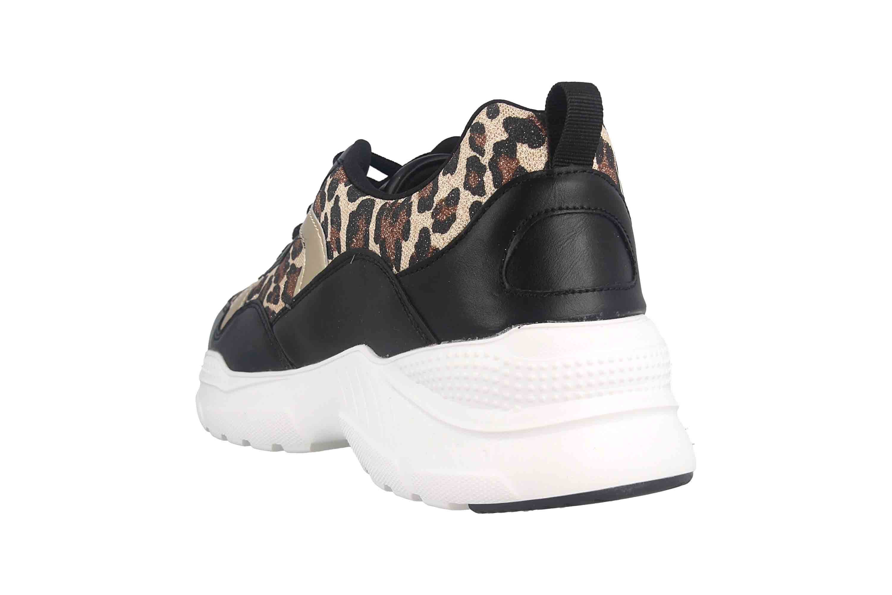 Fitters Footwear 2.739601 Gold Leopard Sneaker günstig online kaufen