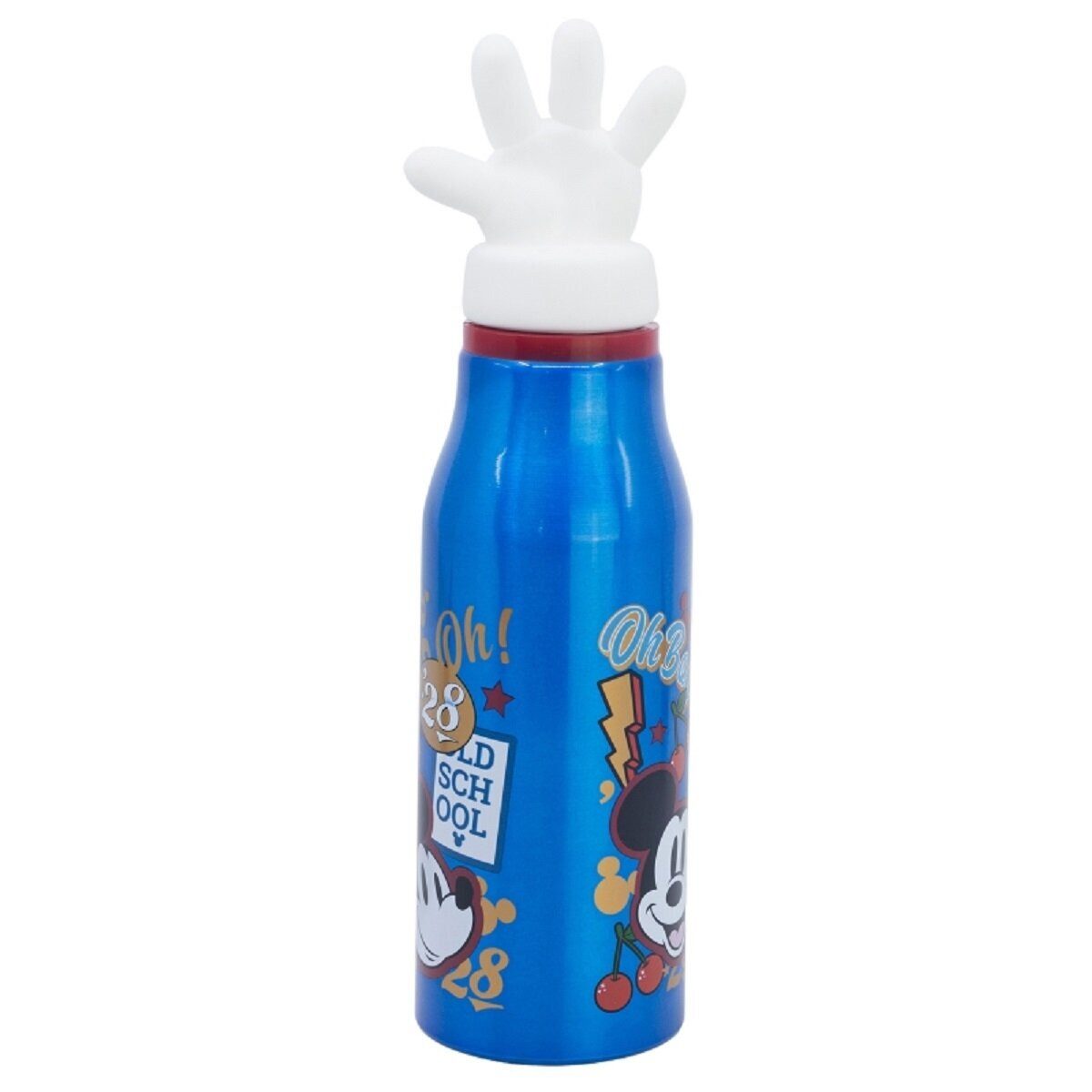 Disney Trinkflasche Disney Mickey Trinkflasche Aluminium, 690ml, mit Sicherheitsverschluss