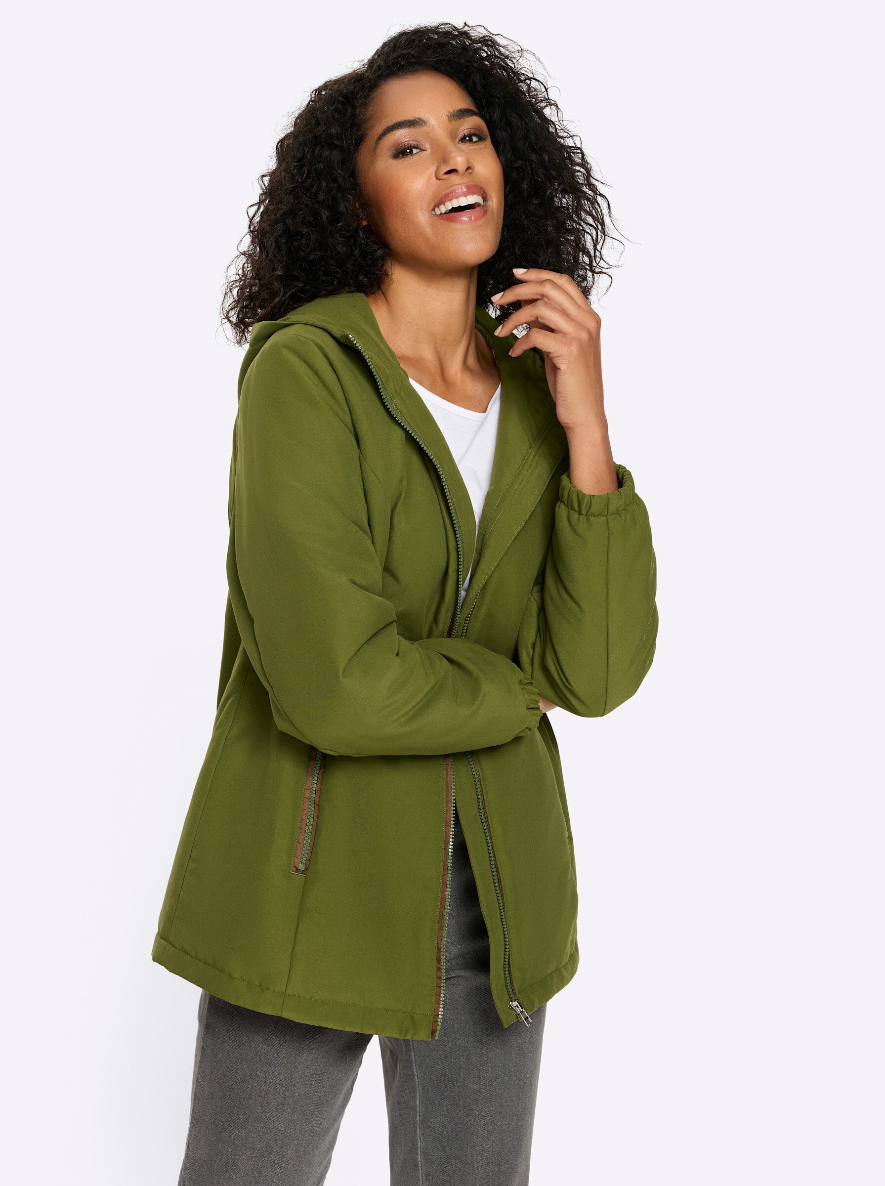 Sieh an! Allwetterjacke Jacke Langarm