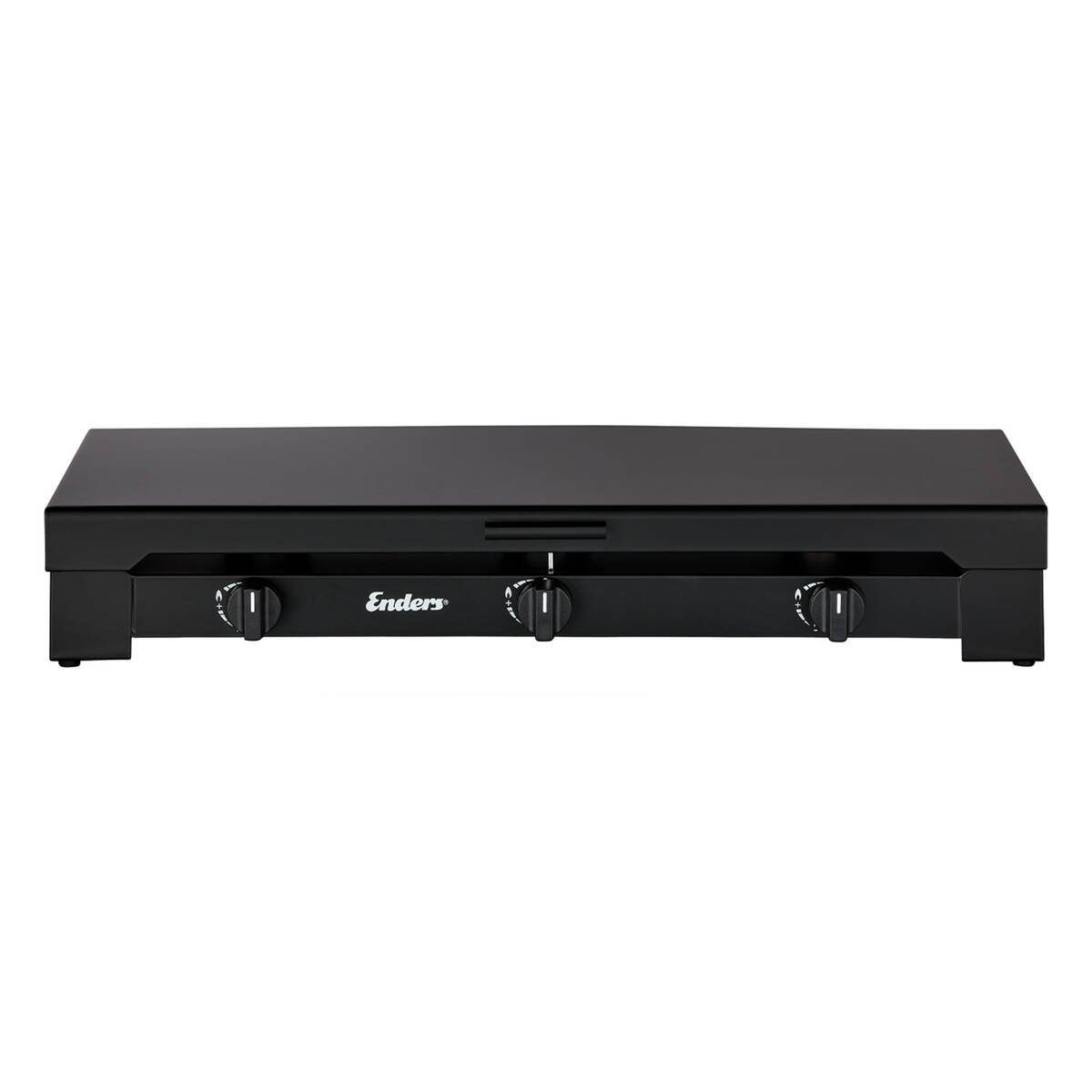 Enders® Gaskocher DALGETY BLACK 3, (Set, inkl. Anschlussschlauch), 3 x 2,3 kW Brenner, B 59 x T 32 x H 9 cm