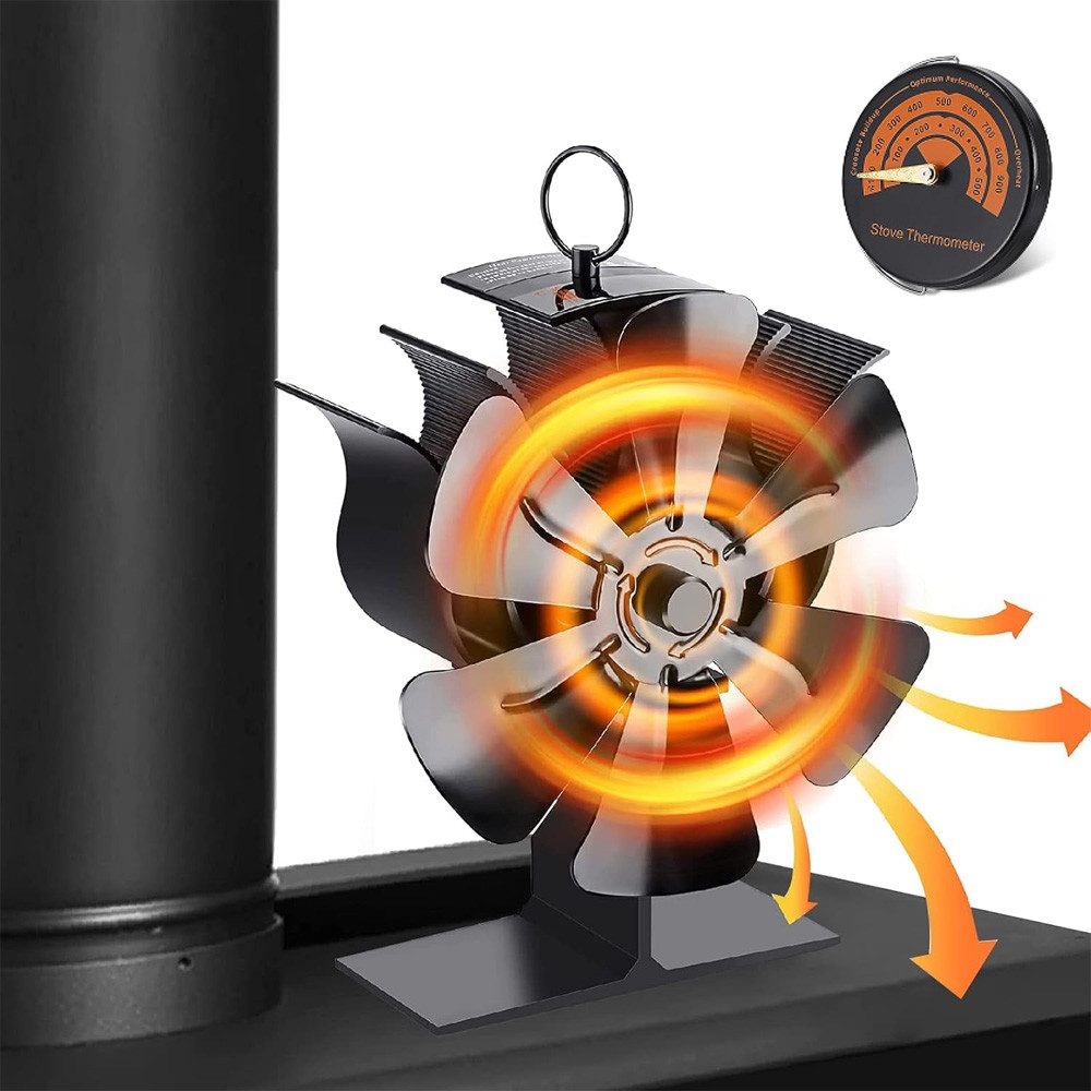 BlingBin Kaminventilator Ofenventilator Ohne Strom, Leiser günstig online kaufen