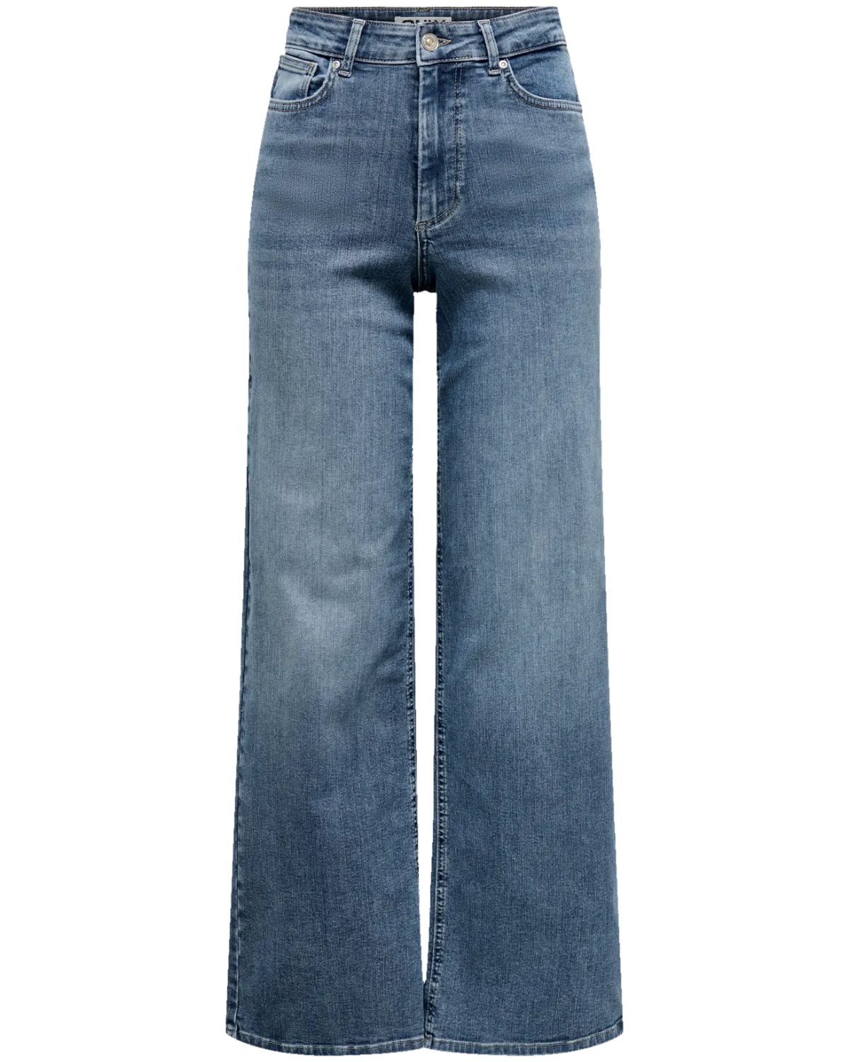 ONLY Weite Jeans Moderne Wide-Fit-Jeans mit hohem Bund und geradem Bein günstig online kaufen