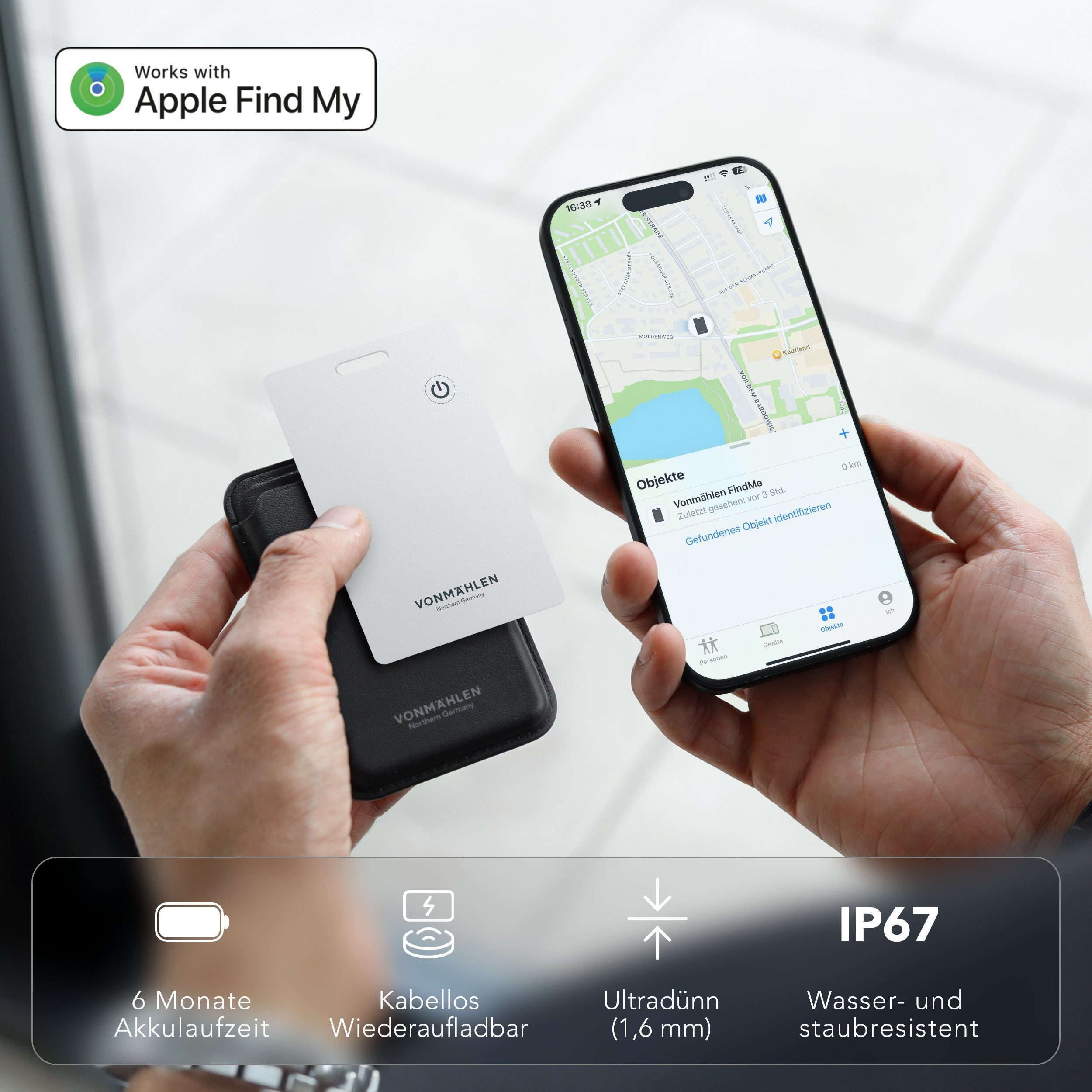VONMÄHLEN FindMe Bluetooth-Tracker