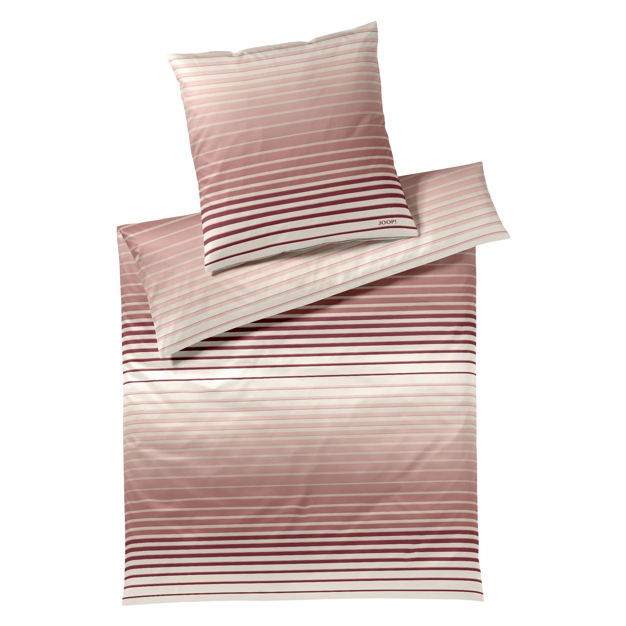 JOOP! Bettwäsche JOOP! Comfort Satin Bettwäsche Shutter 4109-1 Rouge burgund 135x200, 2 teilig