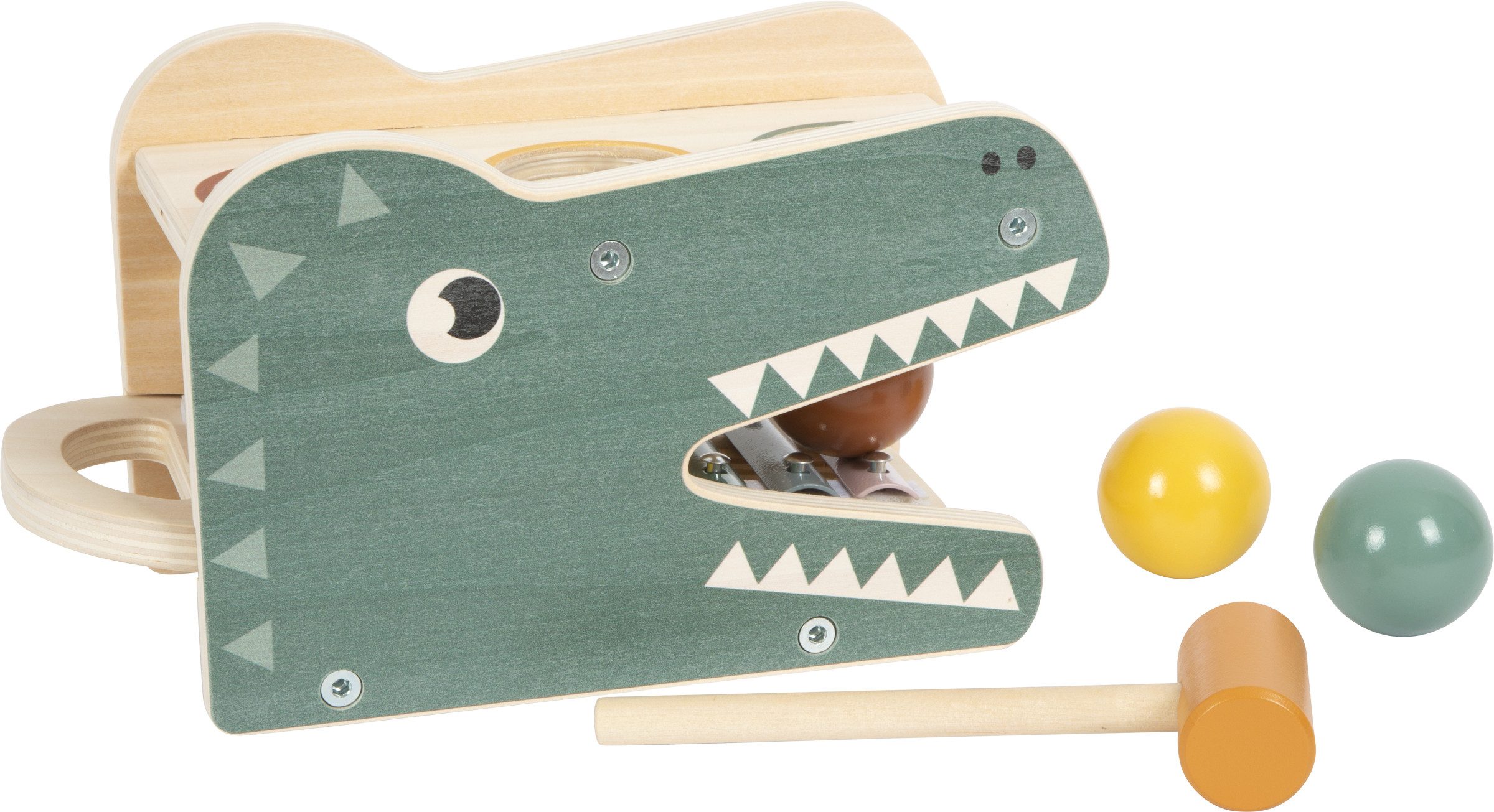 Small Foot Spielzeug-Musikinstrument Klopfspiel mit Xylophon Safari