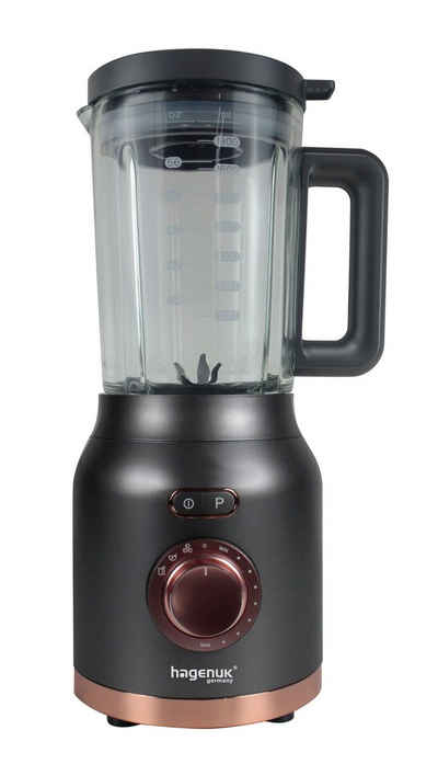 Hagenuk Smoothie-Maker BL-1200G, 1200,00 W, Power Mixer Standmixer Zerkleinerer