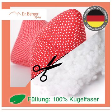 Dr. Berger Stützkissen Dr. Berger Leseknochen "Miniherz" 2er-Pack, 2-tlg., Uni