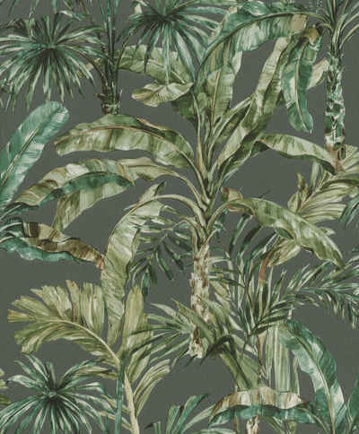 Rasch Vliestapete Rasch Florentine III, Botanical, grau grün