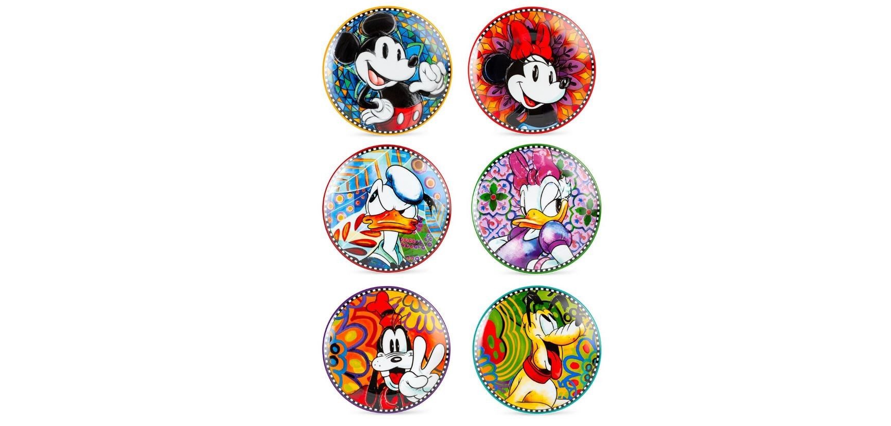 GILDE Frühstücksteller Disney, Teller-Set, Mickey Mouse &co. 19cm, Disney