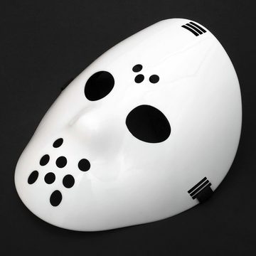 Goods+Gadgets Verkleidungsmaske Jason Hockey Maske, Horror Halloween Gesichtsmaske