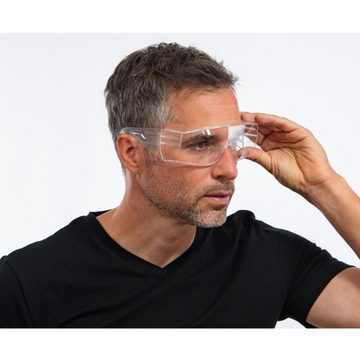 elasto Arbeitsschutzbrille Schutzbrille "Safety", Schutzbrille Safety: Langlebig, bruchfest, zertifiziert EN 166:2001