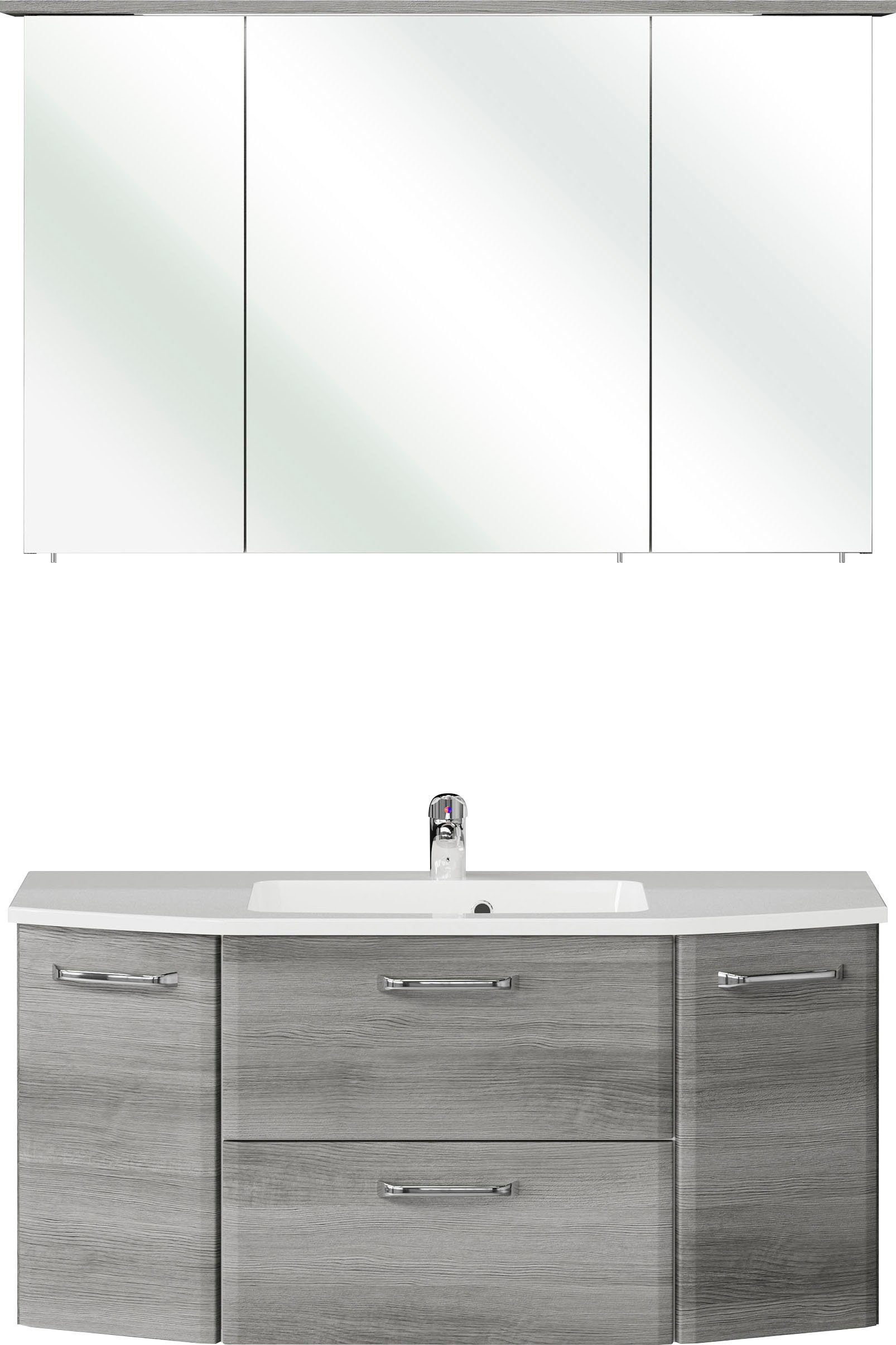 Saphir Badmöbel-Set Quickset 2-teilig, Mineralmarmor-Waschtisch mit günstig online kaufen
