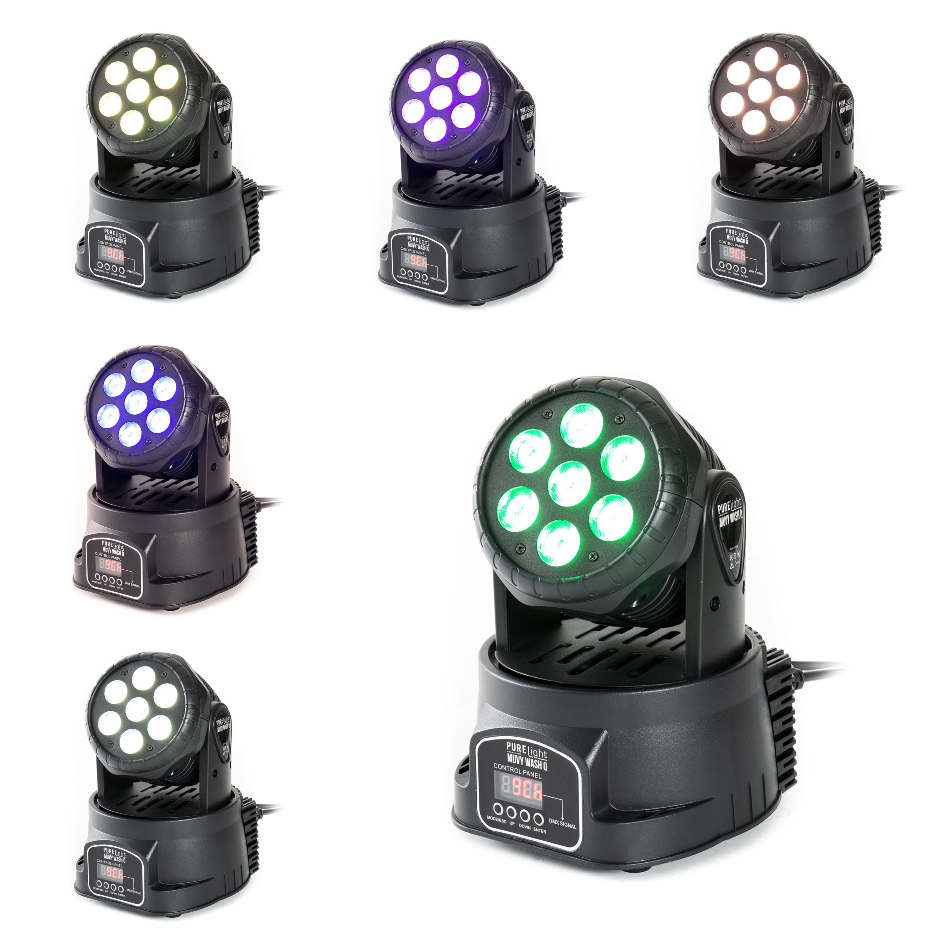Wash RGBW - Discolicht, Head LED LED WashQ PURElight 7x10W MUVY