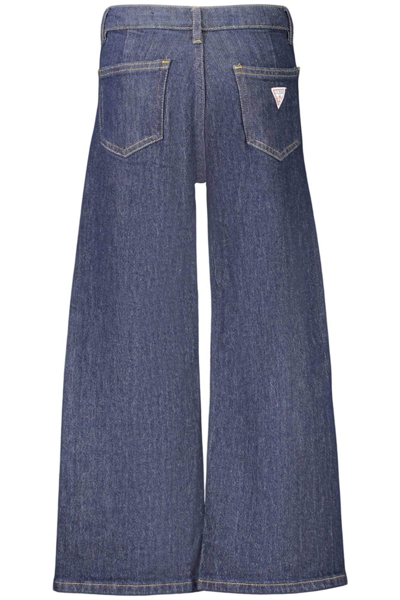 GUESS JEANS 5-Pocket-Jeans Weite Mädchen-Denim-Jeans in Blau mit verstellbarem Elastikbund
