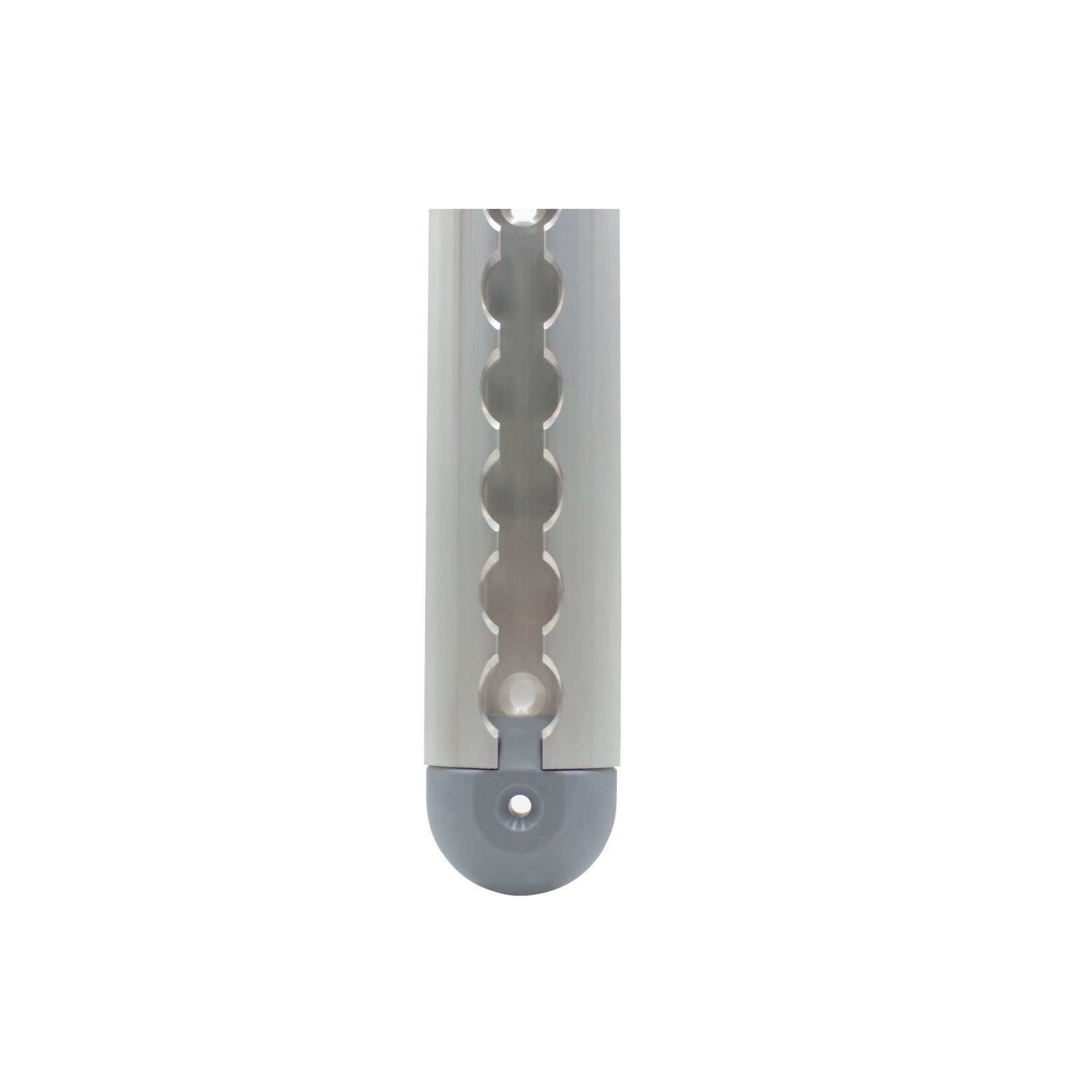 solidpro Zurrgurt Endkappe für Airlineschienen Endfitting Einsteckkappe Halbrund (4-St)