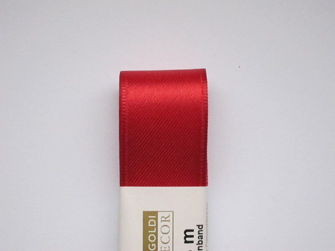 Goldina Loy GmbH + Co KG Geschenkband STOFF- BAND Doppelsatin farbig GOLDINA 25 mm/3m