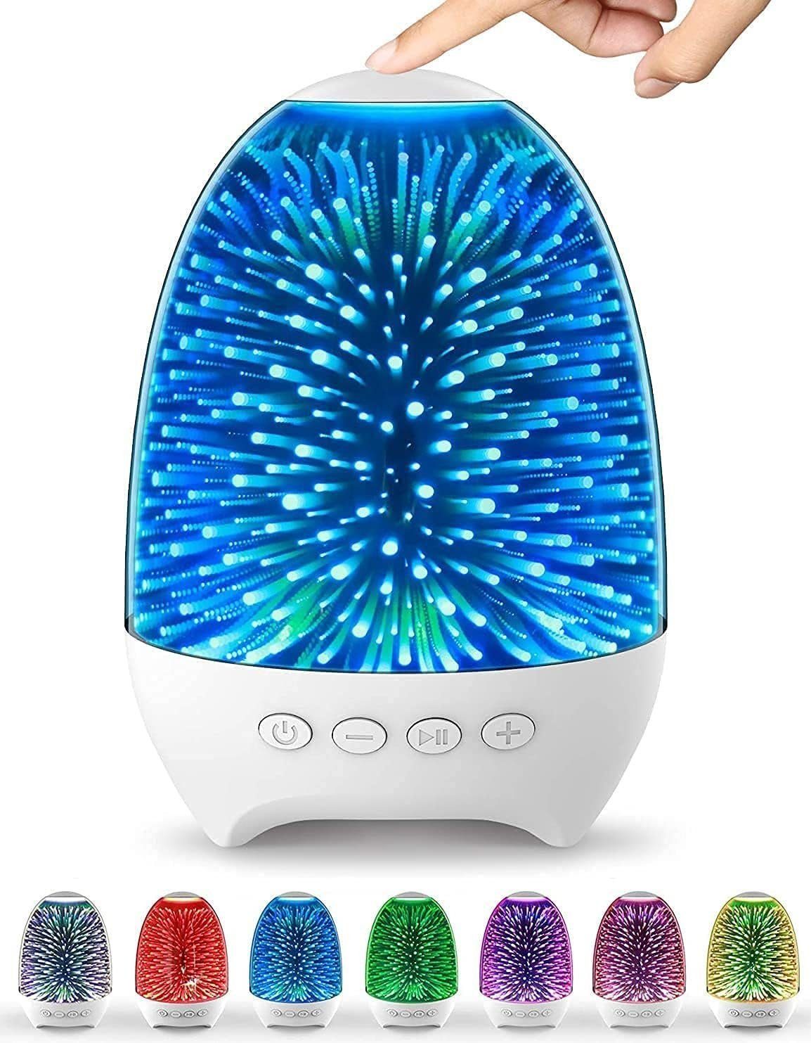 DOPWii Multifunktionaler Lautsprecher mit Licht, 3D-Lichteffekt,Bluetooth 5 Bluetooth-Lautsprecher