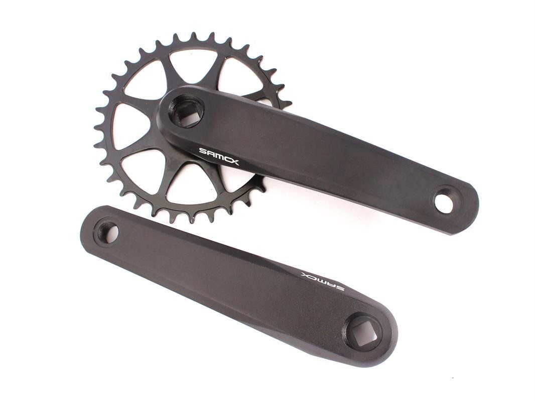 KHEbikes Fahrradkurbel MTB Kurbelgarnitur SAMOX 1 fach 170 mm Direct Mount, BMX