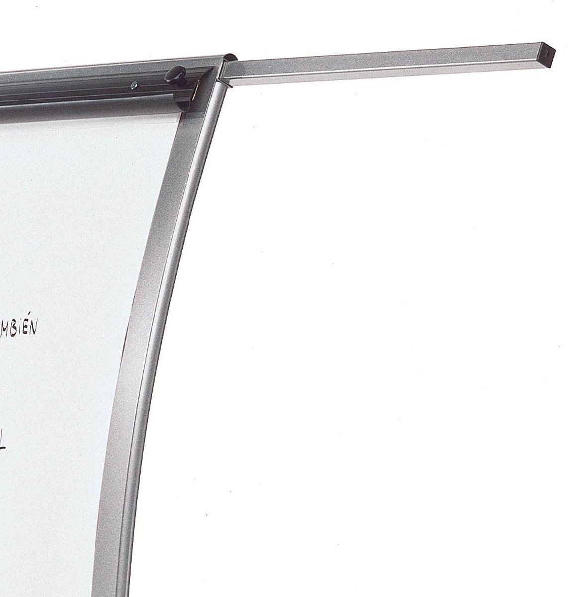 rocada Standtafel Flipchart Fliproll silvertec rollbar silber