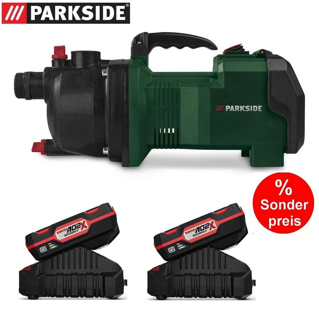 Parkside AkkuGartenpumpe 40V AkkuGartenpumpe PGPA 40Li + 2 x Akku