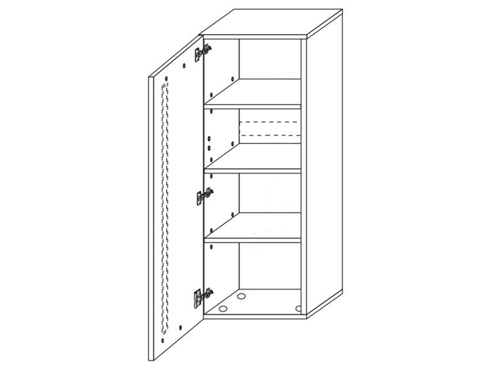 mit supermatt, 36 aus Nachbildung aus Laminat 1 Moderner Artisan Eiche (innen in Front 37 in 3 MDF Eiche Nachbildung), 128 cm, cm, Holztür Absetzung Hängeschrank, möbelando Höhe in Hängeschrank Graphit Lack Lewes und Graphit Spanplatte Einlegeböden. in Breite Artisan Tiefe cm Korpus