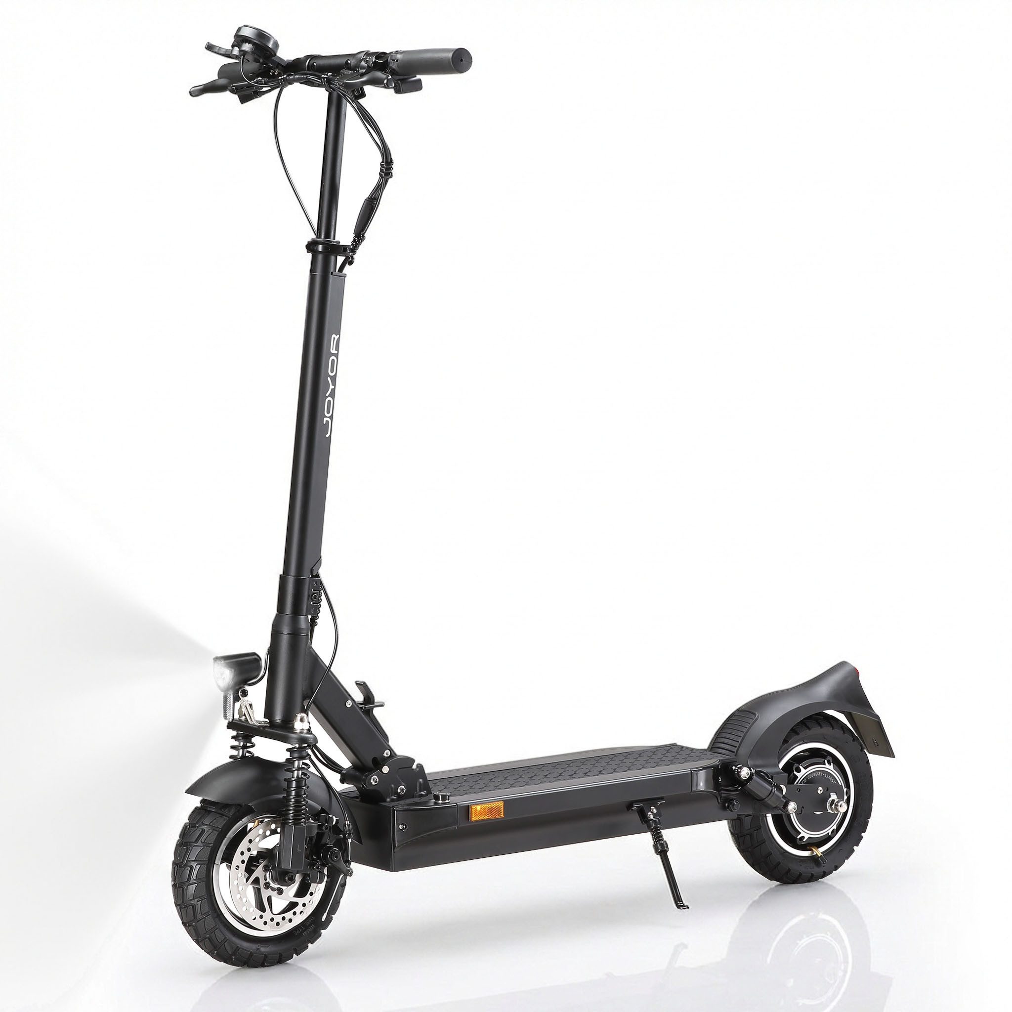 JOYOR E-Scooter Y8-S Offroad 100km Reichweite 1300Wh Federung mit Straßenzulassung, 500,00 W, 20 km/h, klappbar, geeignet für offroad Fahrten, vollgefedert, Scheibenbremsen