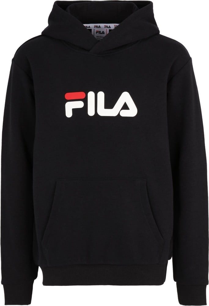 Fila Kapuzenpullover Sande Classic Logo Hoody (Baumwolle) schwarz Kinder