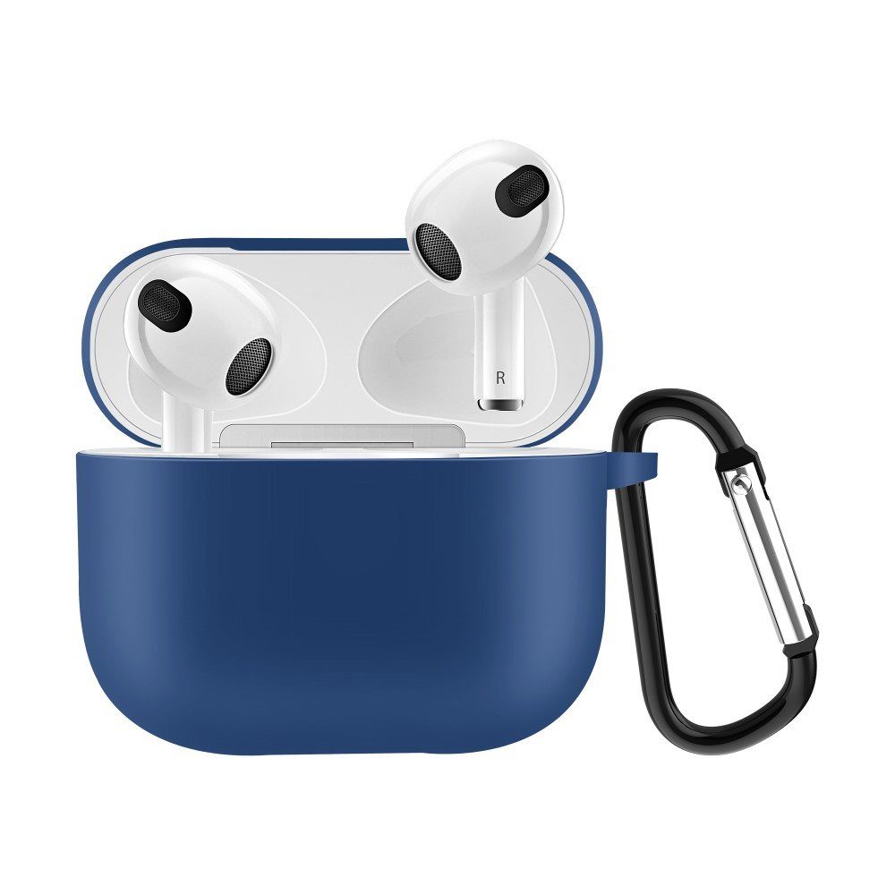 CoverKingz Kopfhörer-Schutzhülle Hülle für Apple AirPods 3 Silikon Case Cover Etui Bumper Schutzhülle, Schutzhülle Handyhülle Silikoncover Softcase farbig