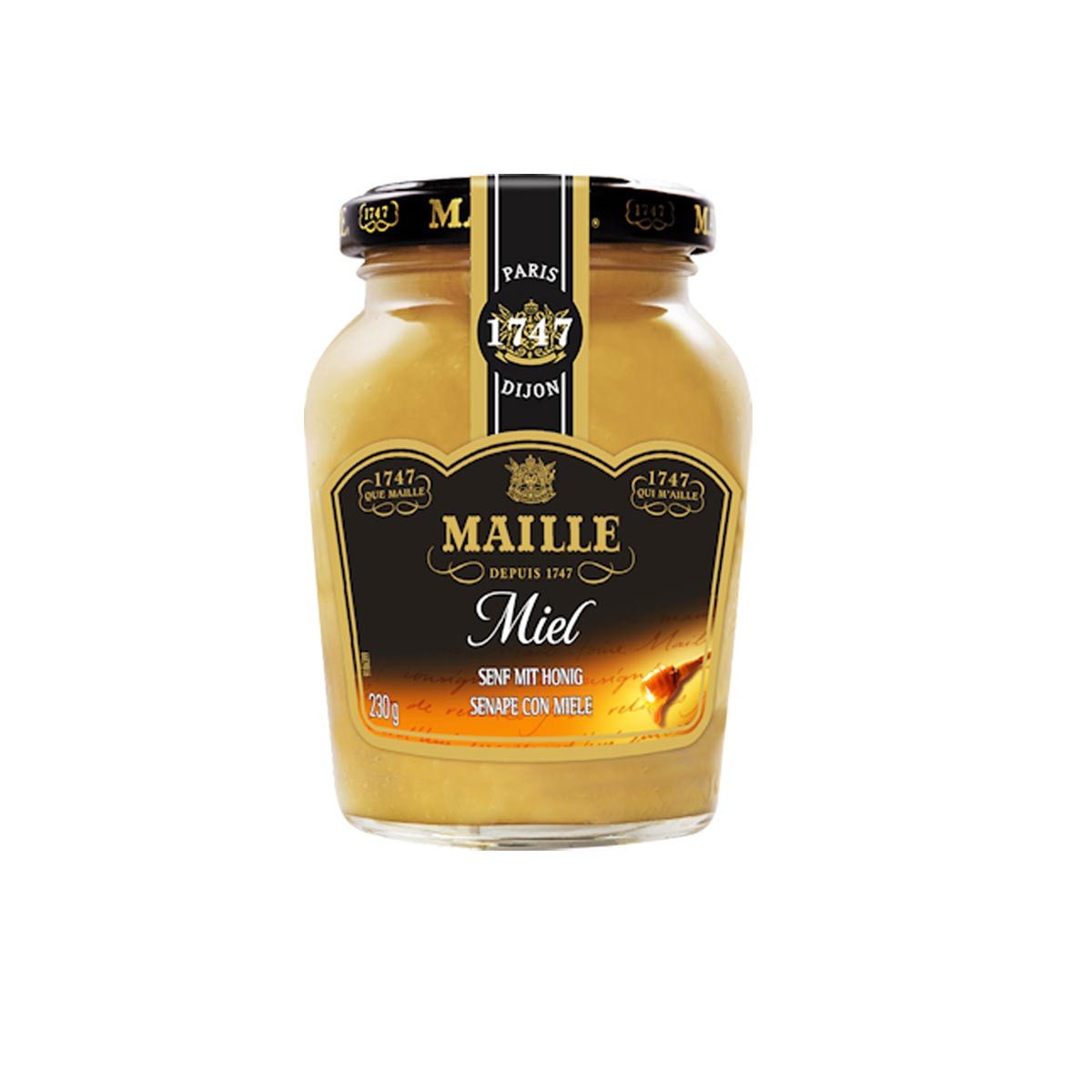MAILLE Saucen, Maille Dijon Senf mit Honig fein wuerzig cremig klassisch 200 ml