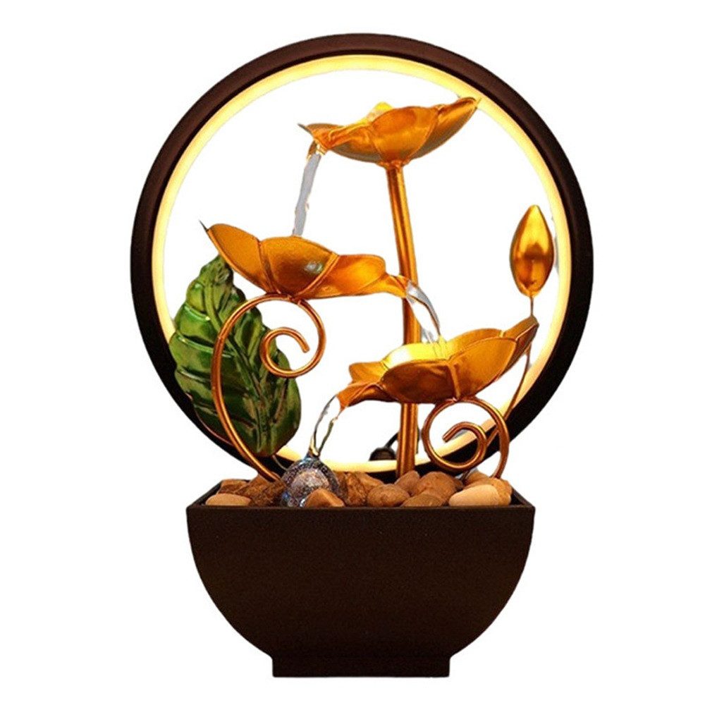 RWEUOQ Gartenbrunnen Blume Wasser Brunnen, Frühling günstig online kaufen