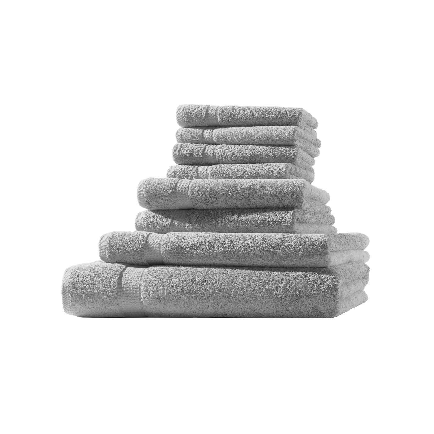 Handtuch Uni Bordüre Handtücher Handtuchset, Baumwolle mit soma 100% (1-St) Baumwolle, Frotteeware