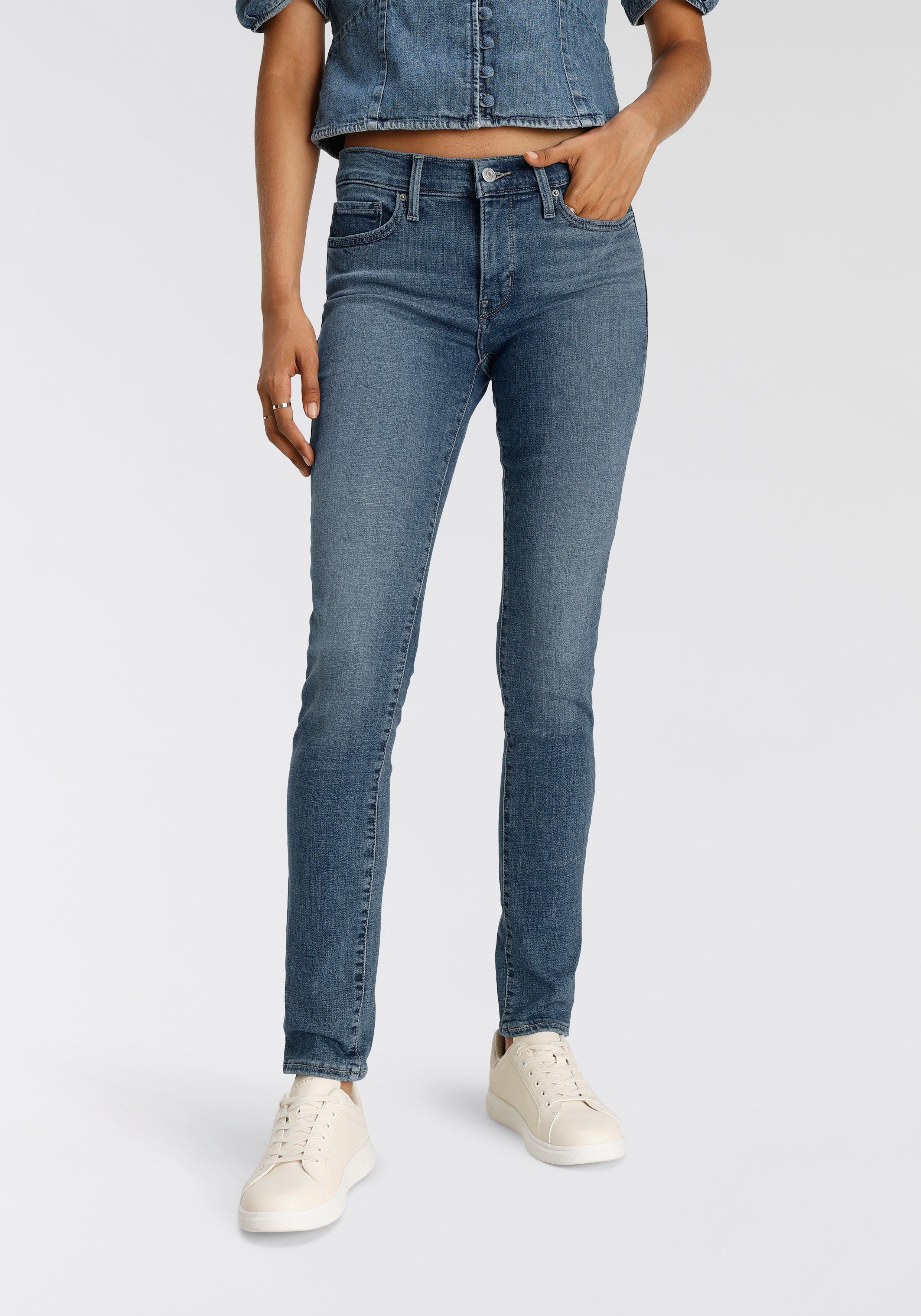 Levi's® Slim-fit-Jeans 311 Shaping Skinny im 5-Pocket-Stil mid-blue-denim