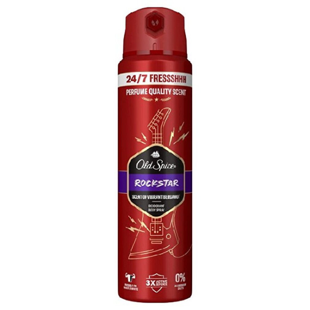 Old Spice Deo-Roller Deodorant Spray Rockstar (Deodorant Body Spray) 150 ml