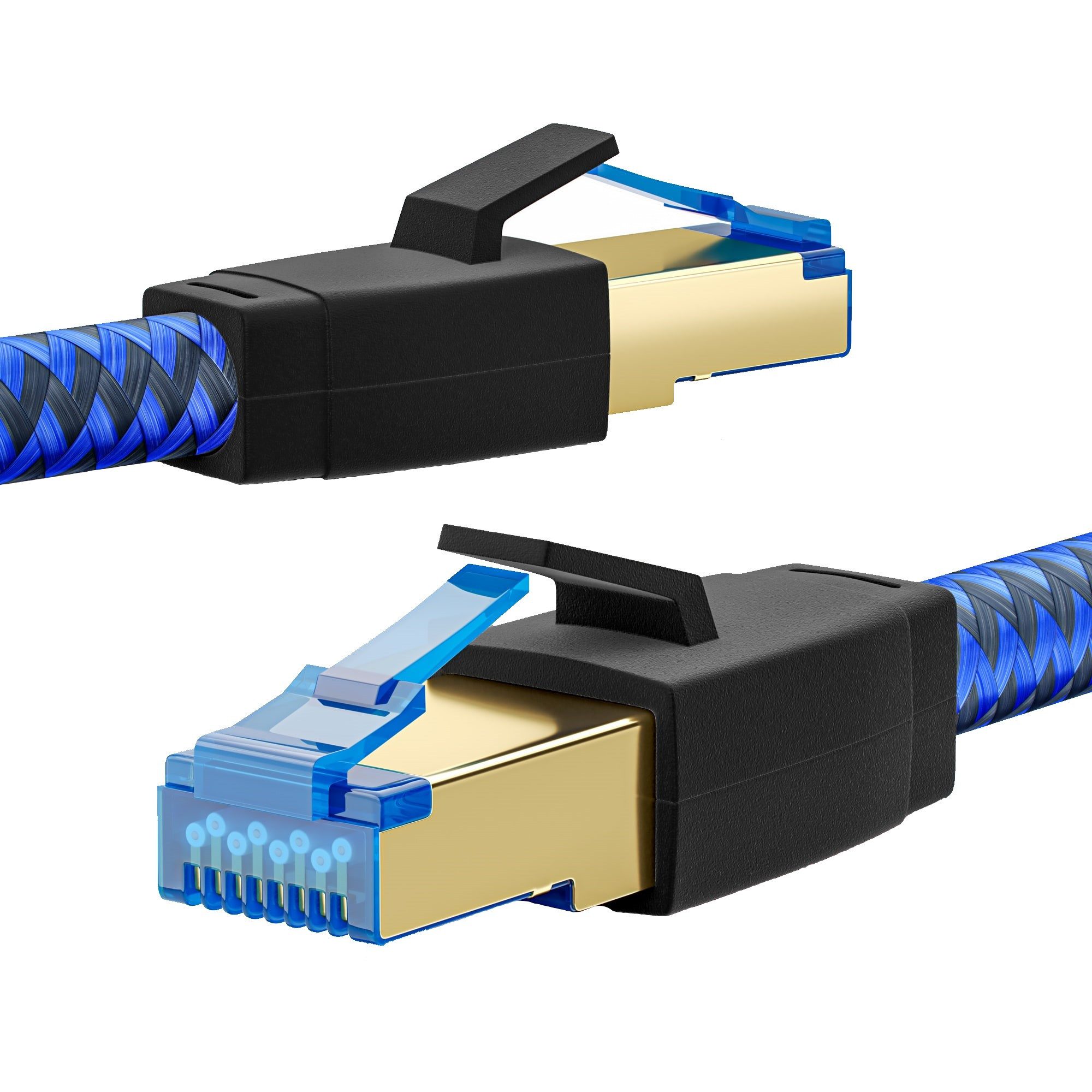 SEBSON LAN Kabel 3m CAT 8 - Netzwerkkabel 40 Gbit/s 2000MHz - RJ45 Stecker Netzkabel, (300 cm)
