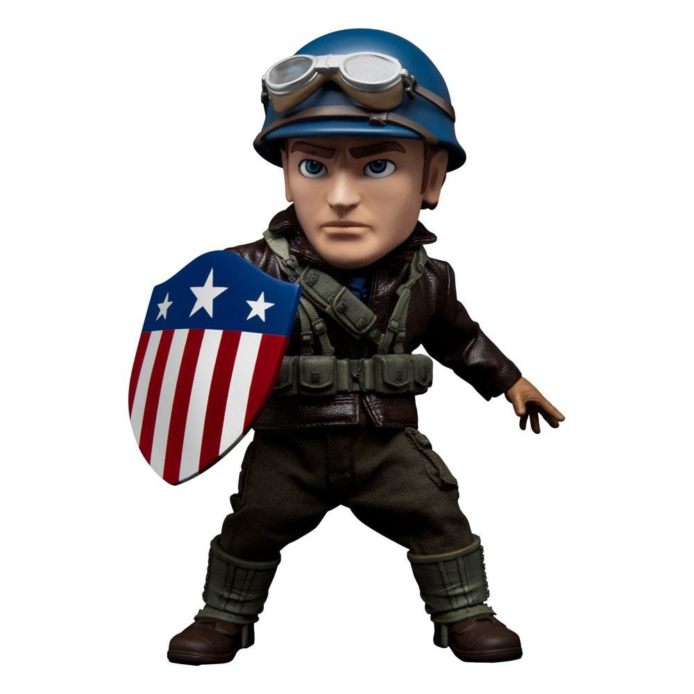 Beast Kingdom Toys Actionfigur The First Avenger Egg Attack Action Captain America DX Version 17 cm