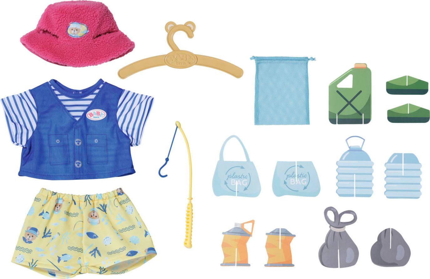 Baby Born Puppenkleidung Teddys Angler-Outfit günstig online kaufen