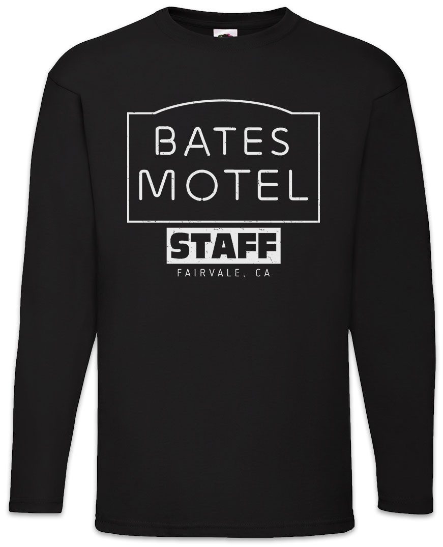 Langarmshirt Slasher Motel Staff Langarm T-Shirt Horror Norman Psycho Movie Bates