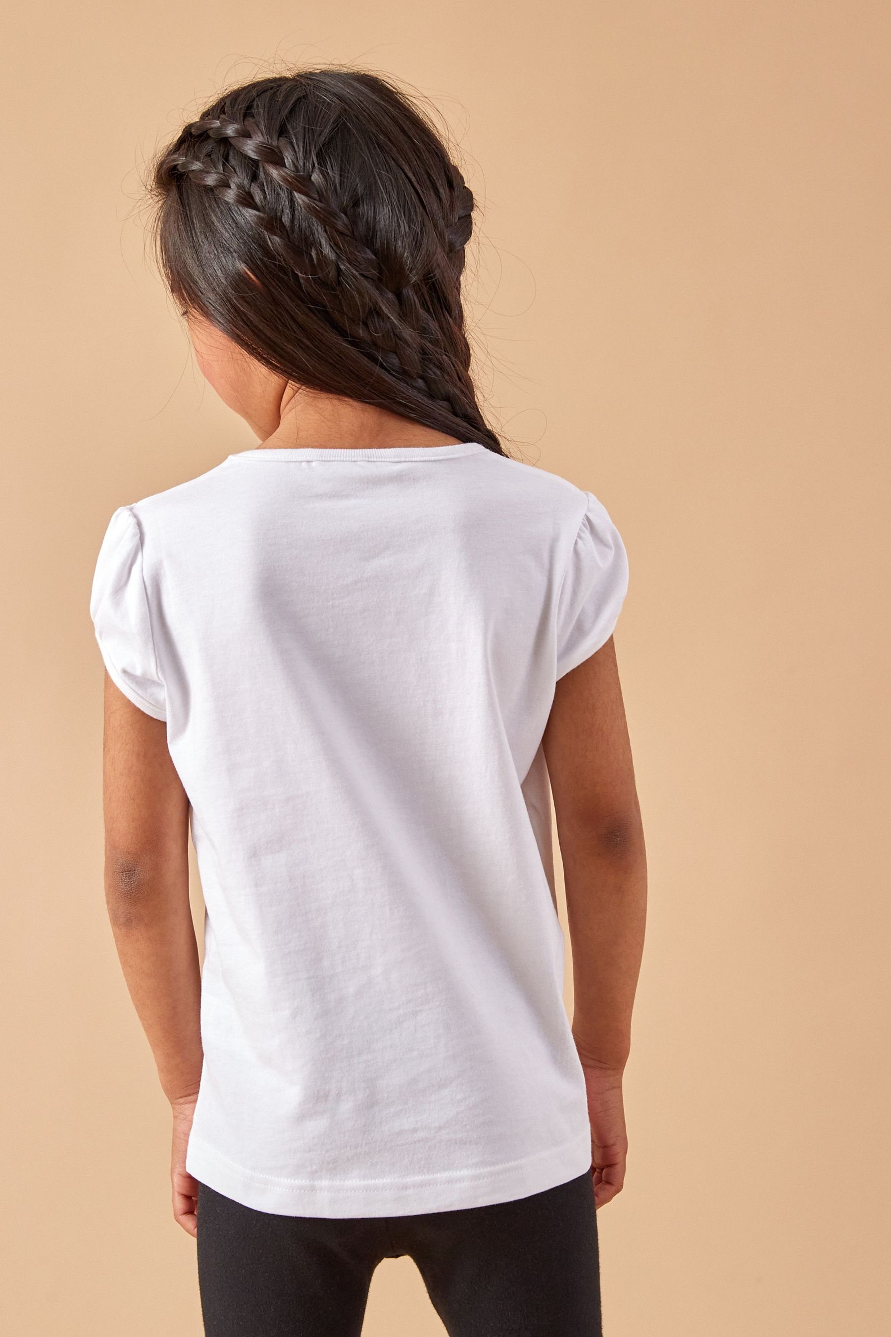 Next T-Shirt T-Shirts mit Puffärmeln, 2er-Pack (2-tlg)