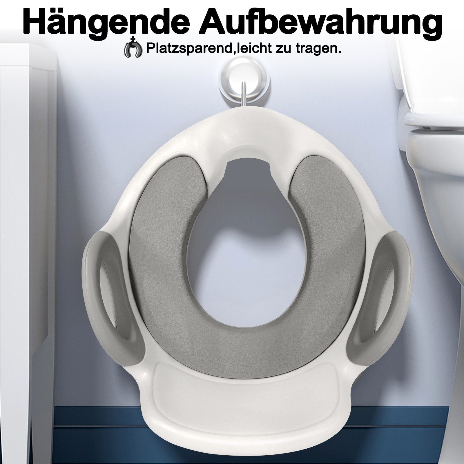 FIVMEN Baby-Toilettensitz Kinder WC Aufsatz, Baby Potty Training Toilettentrainer